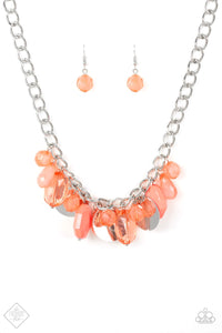 Paparazzi Necklace- Treasure Shore - Orange