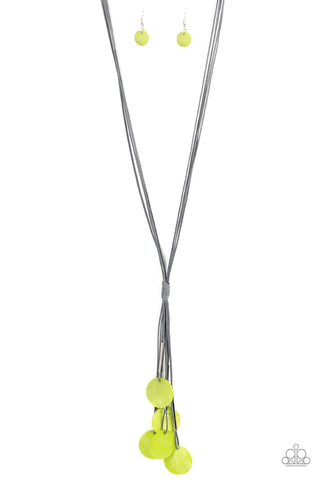 Paparazzi Necklaces - Tidal Tassels - Green