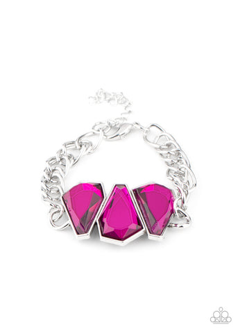 Paparazzi Bracelets -   Raw Radiance - Pink