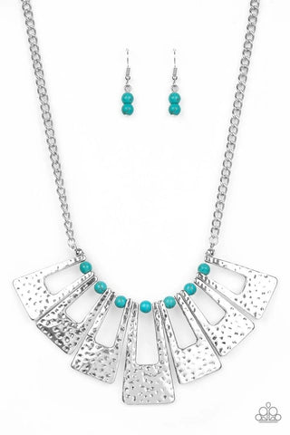 Paparazzi Necklaces - Terra Takeover - Blue