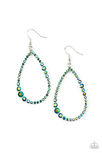 Paparazzi Earrings  -  Diva Dimension - Green