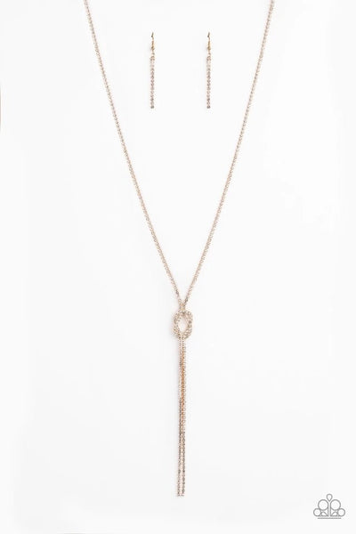 Paparazzi Necklace - Knockout Knot - Gold