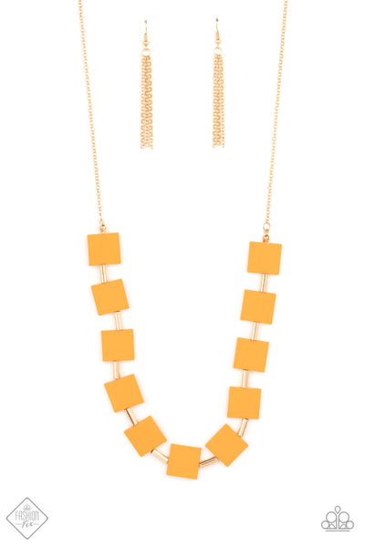 Paparazzi Necklaces - Hello, Material Girl - Orange