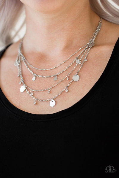 Paparazzi Necklaces - Classic Class Act - White