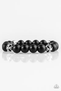 Paparazzi Bracelet- Amiable- Black - SHOPBLINGINGPRETTY