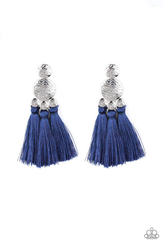 Paparazzi Earrings - Taj Mahal Tourist - Blue - SHOPBLINGINGPRETTY