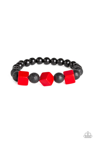 Paparazzi Bracelets -   Purpose - Red