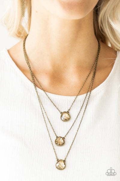 Paparazzi Necklaces -  Once In A MILLIONAIRE - Brass