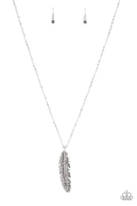 Paparazzi  Necklace -  Soaring High - Silver