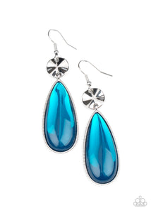 Paparazzi Earrings -Jaw-Dropping Drama - Blue