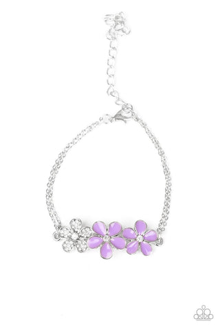 Paparazzi Bracelets- Flowering Fiji - Purple