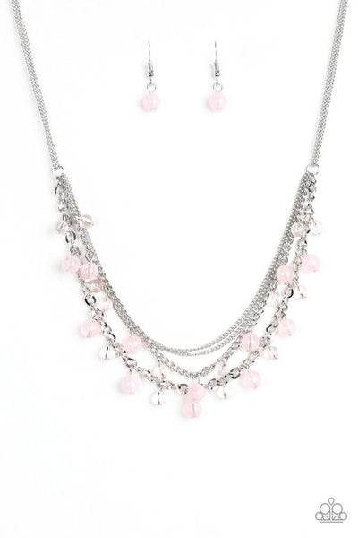 Paparazzi Necklace - Ocean Odyssey - Pink - SHOPBLINGINGPRETTY