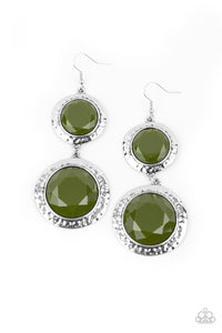 Paparazzi Earrings - Thrift Shop Stop - Green