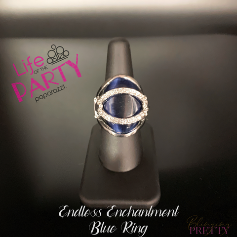 Paparazzi Ring - Endless Enchantment - Blue (November 2020 Life Of The Party)