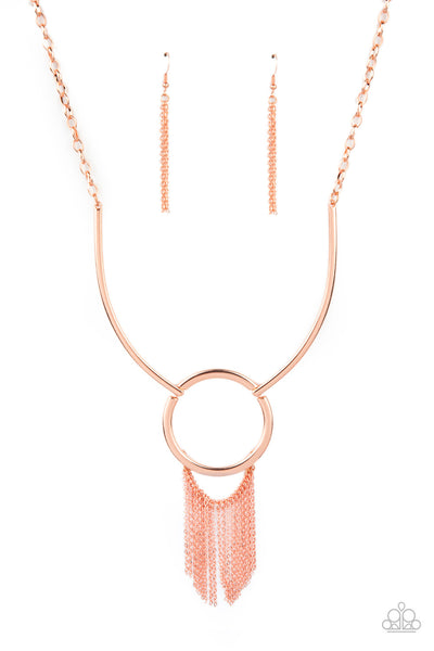 Paparazzi Necklaces - Pharaoh Paradise - Copper (Exclusive Pink Friday 2020)