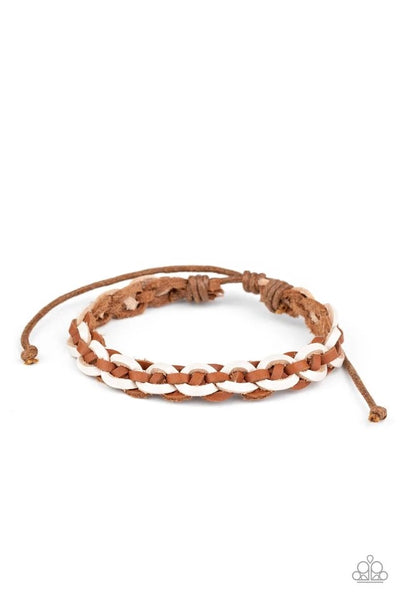 Paparazzi Bracelets -  Rural Rules - Brown Urban