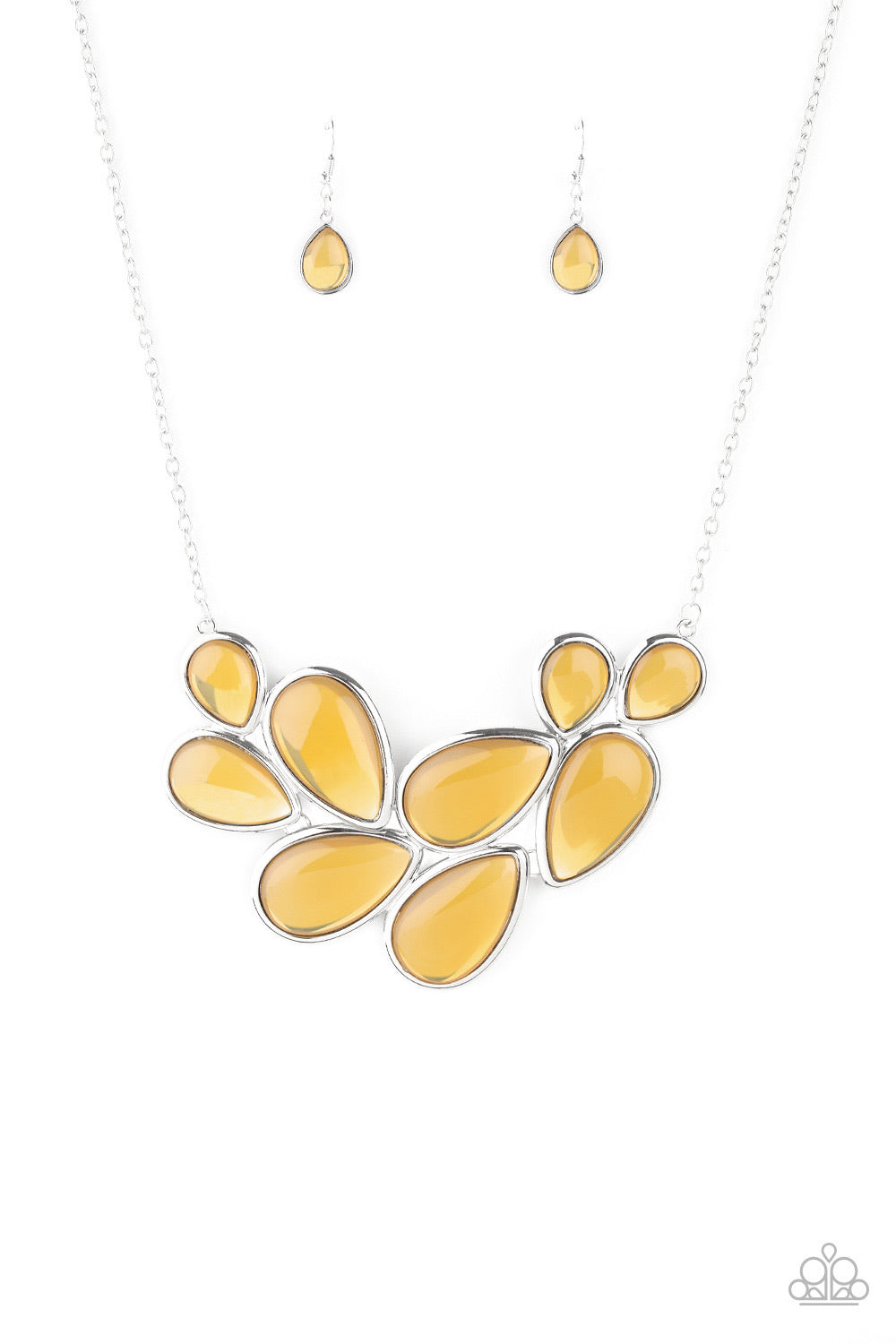 Paparazzi Necklace- Iridescently Irresistible - Yellow