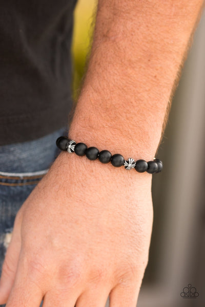 Paparazzi Bracelet- Amiable- Black - SHOPBLINGINGPRETTY