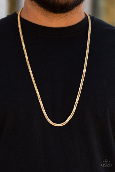 Paparazzi Necklaces - Killer Crossover - Gold