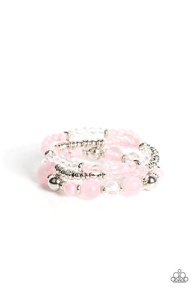 Paparazzi Bracelets - Shoreside Stroll - Pink