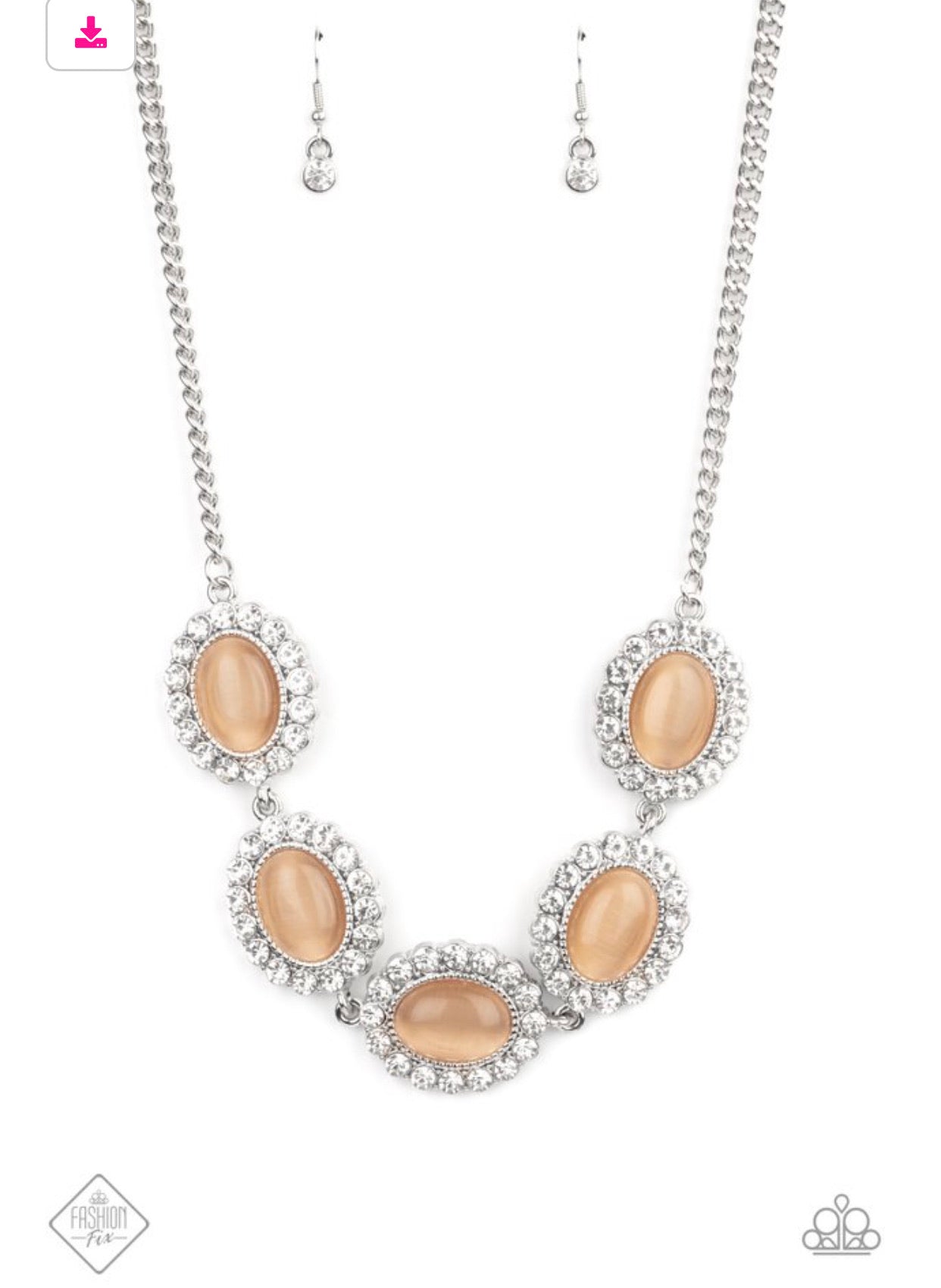 Paparazzi Necklace - A DIVA-ttitude Adjustment - Orange (February 2021 Fashion Fix)