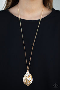 Paparazzi Necklaces - Changing Leaves - Gold
