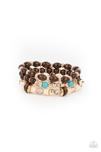 Paparazzi Bracelet -  Belongs In The Wild - Gold