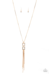 Paparazzi Necklaces  - Times Square Stunner - Gold