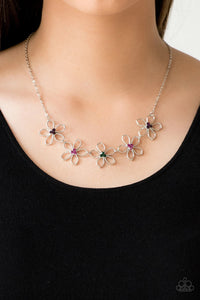 Paparazzi Necklaces -  Hoppin Hibiscus - Multi