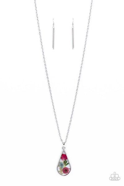 Paparazzi Necklace - Pop Goes the Perennial - Pink