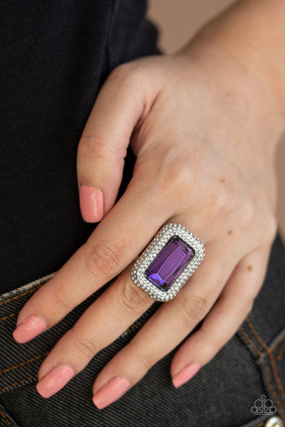 Paparazzi Rings -  A Grand STATEMENT-MAKER - Purple