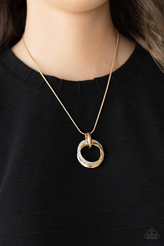 Paparazzi Necklace - Sphere of Influence - Gold