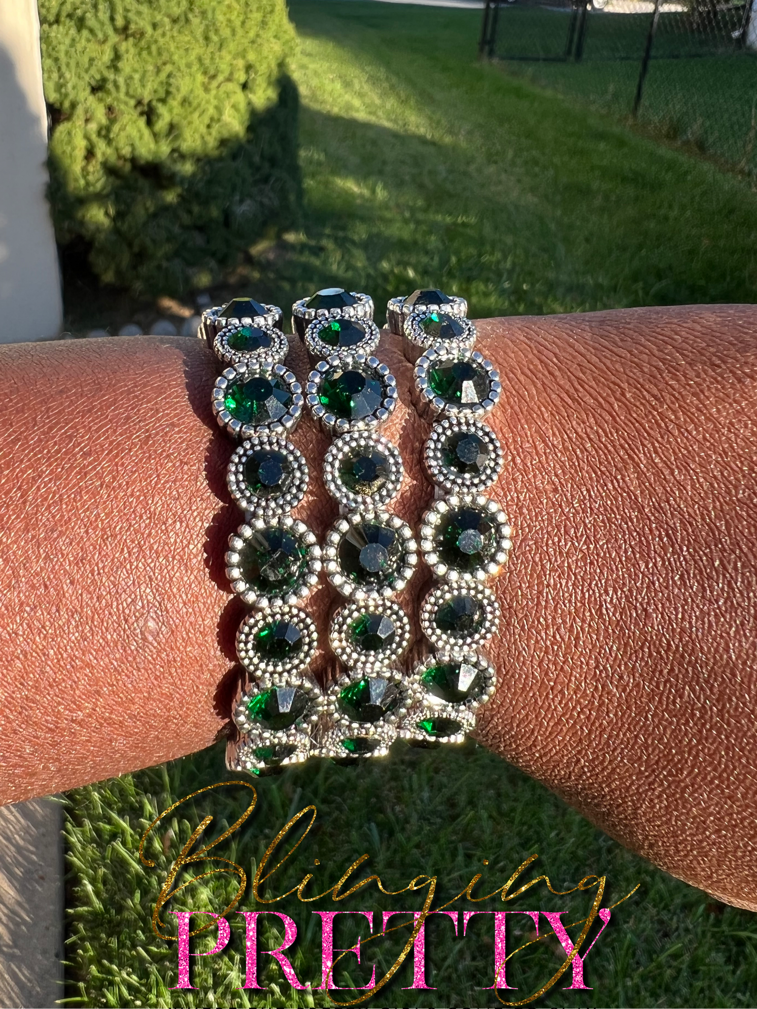 Paparazzi Bracelets - Phenomenally Perennial Sweet Stack Set - Green