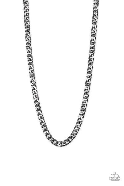 Paparazzi Necklace -  The Game CHAIN-ger - Black