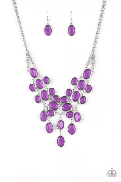 Paparazzi Necklaces - Serene Gleam - Purple