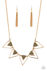 Paparazzi Necklaces -  The Pack Leader - Green