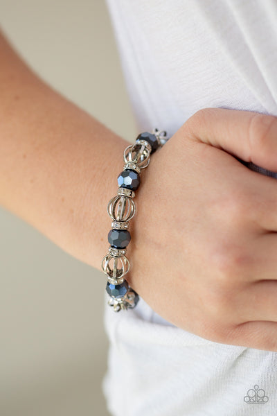 Paparazzi  Bracelets- Metro Squad - Blue - SHOPBLINGINGPRETTY