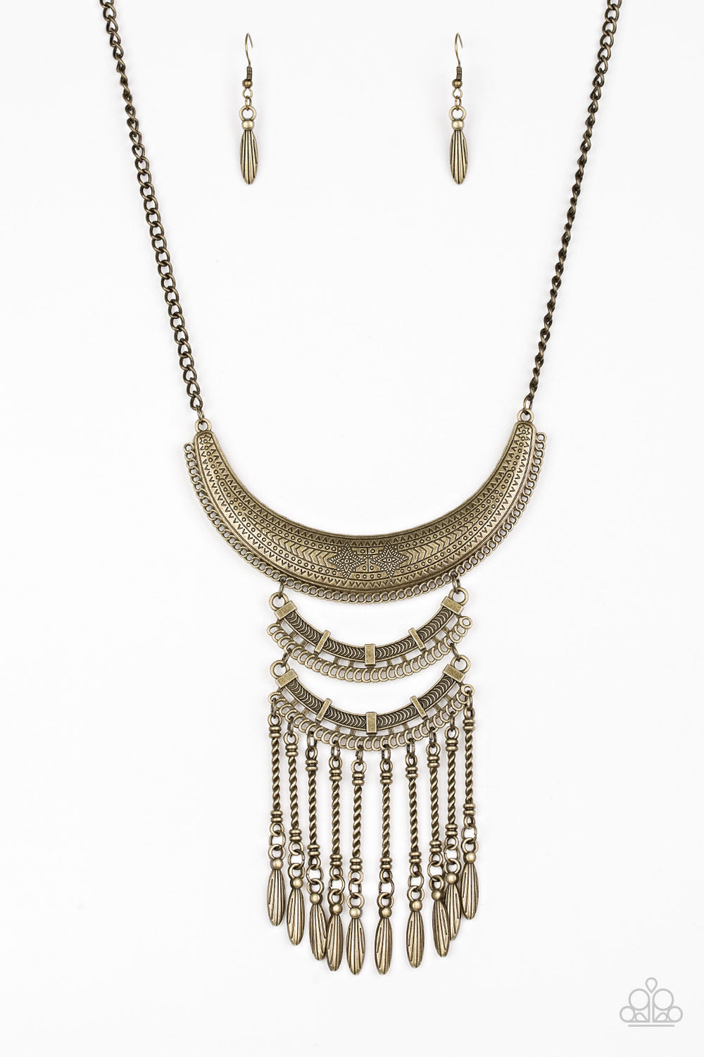 Paparazzi Necklaces - Eastern Empress - Brass