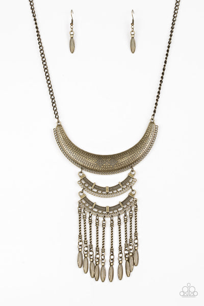 Paparazzi Necklaces - Eastern Empress - Brass