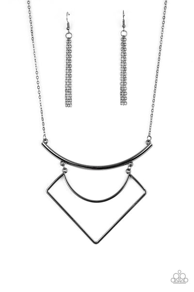 Paparazzi  Necklace- Egyptian Edge - Black