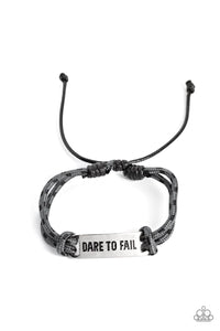 Paparazzi Bracelets - Dare to Fail - Silver Urban Bracelet