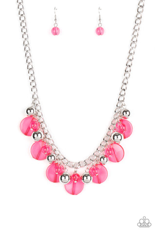 Paparazzi Necklace - Gossip Glam - Pink
