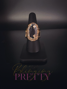 Paparazzi Ring - BLING To Heel - Gold (September 2021 Life Of The Party)