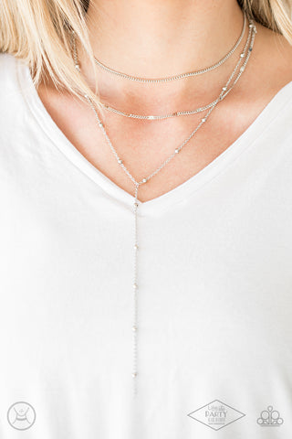 Paparazzi Necklace - Think Like A Minimalist - Silver