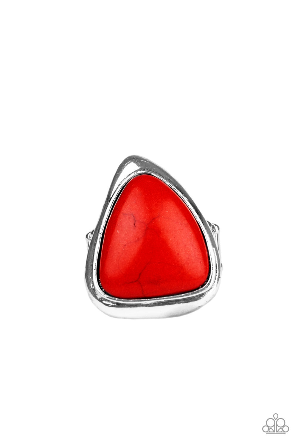 Paparazzi Ring- Stone Scene - Red - SHOPBLINGINGPRETTY