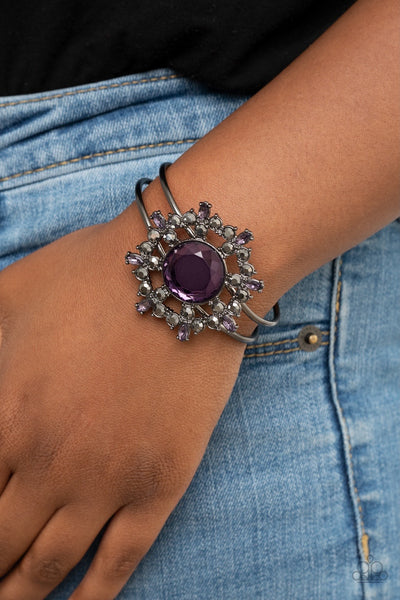 Paparazzi Bracelet -  Elaborate Elegance - Purple