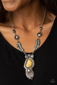 Paparazzi Necklaces - Ruler of The Roost - Yellow
