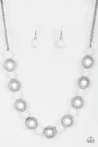 Paparazzi Necklace - Top Pop - White