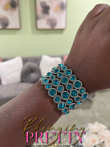 Paparazzi Bracelets - Phenomenally Perennial Sweet Stack Set - Blue