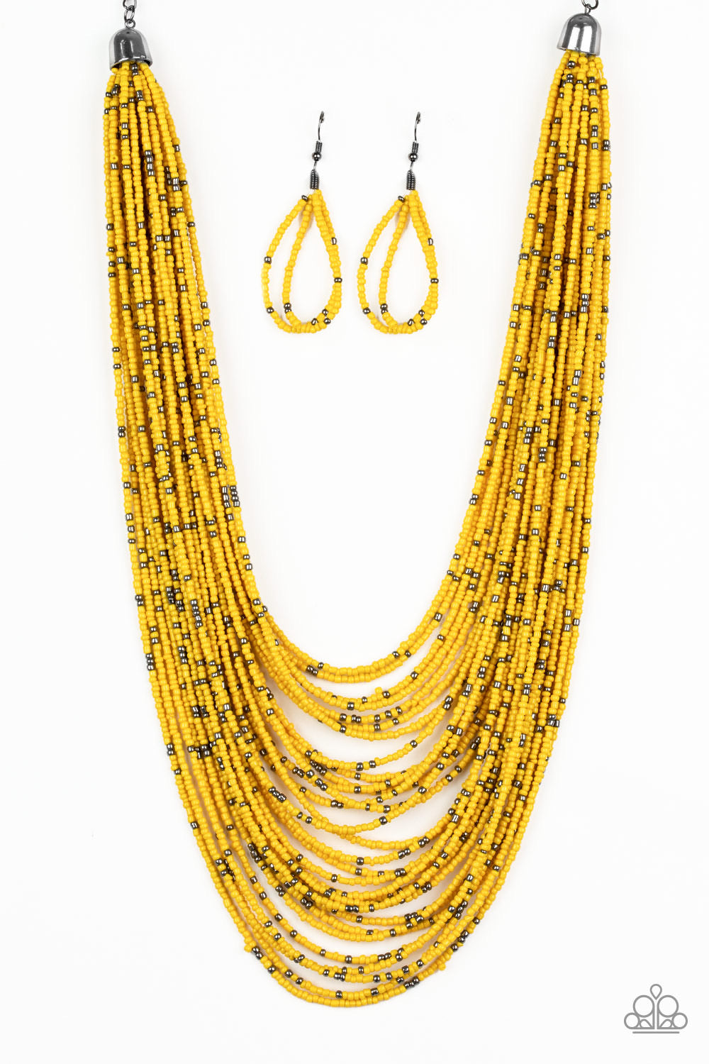 Paparazzi Necklace - Rio Rainforest - Yellow - SHOPBLINGINGPRETTY